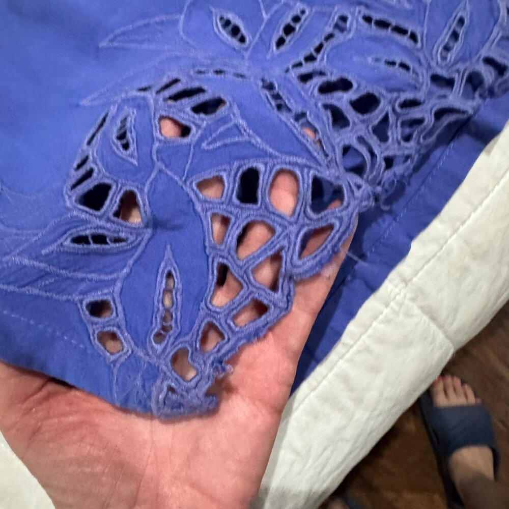 Rough Edge cut out short sleeve top - Picture 5 of 10